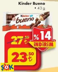 KİNDER BUENO 43 G KİNDER BUENO 43 G
